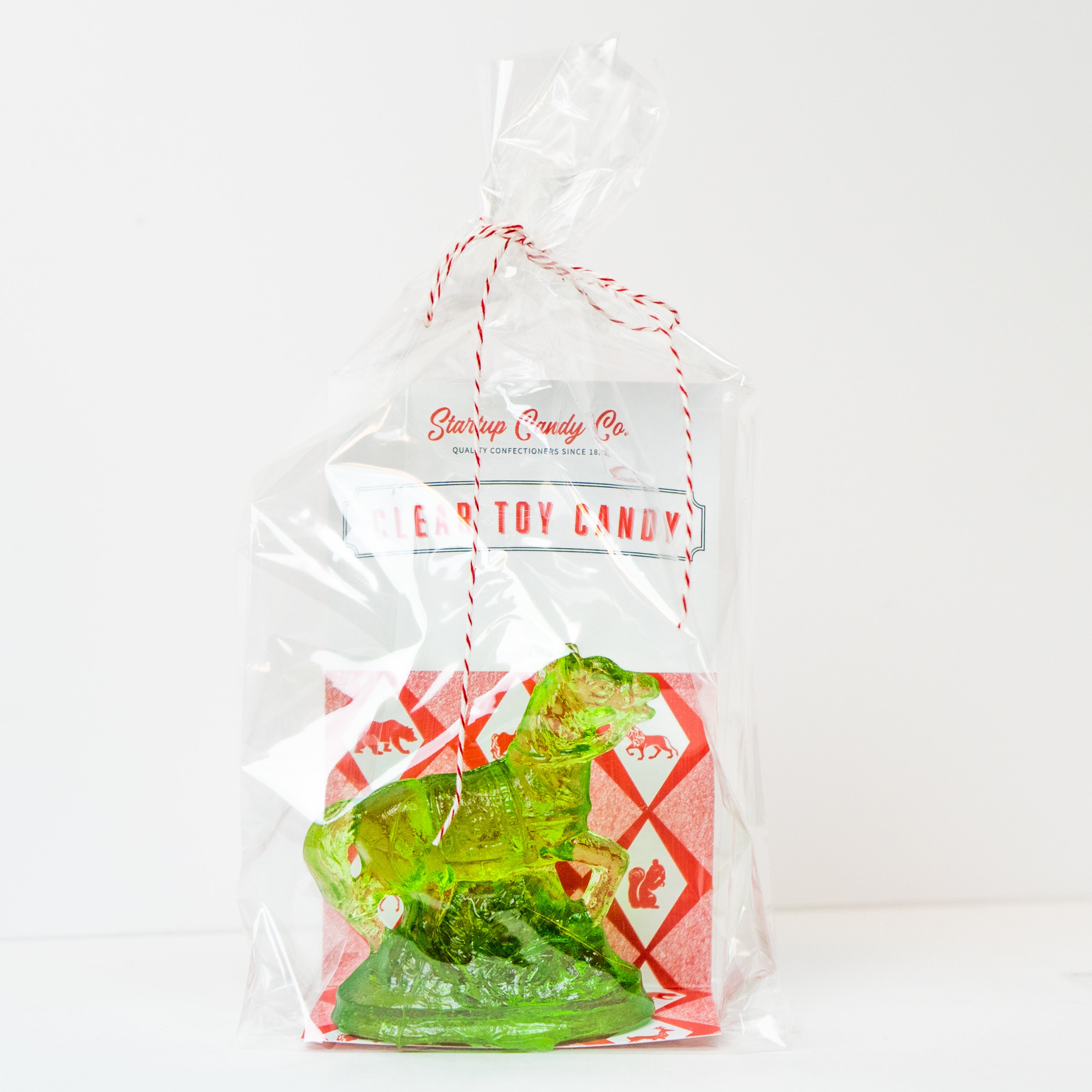 Startup Candy Clear Toy Candy Horse