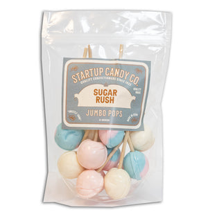 Startup Candy Sugar Rush Jumbo Pop Assortment