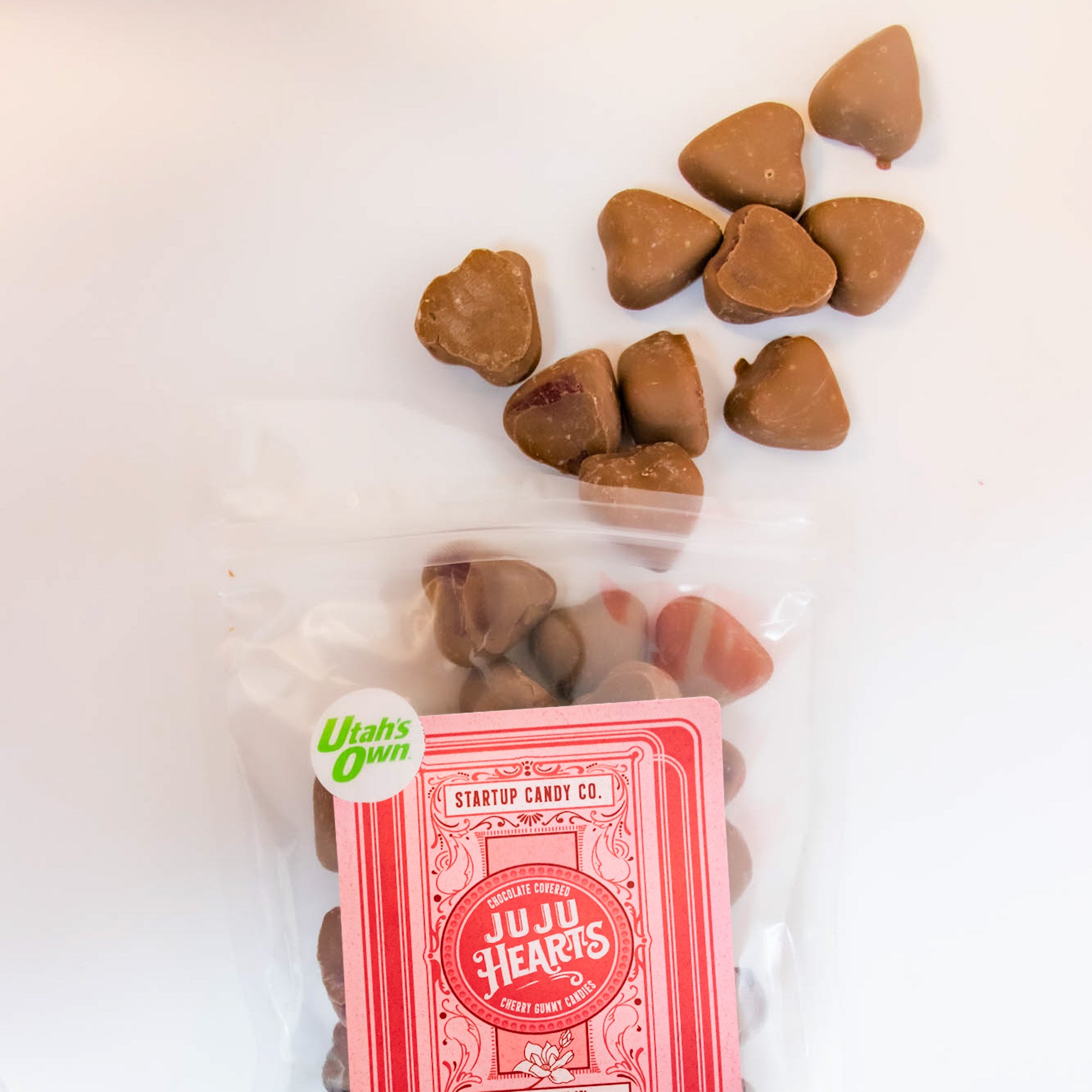 Startup Candy Chocolate Covered Hearts 